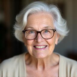 Headshot of Margaret, a smiling senior woman.